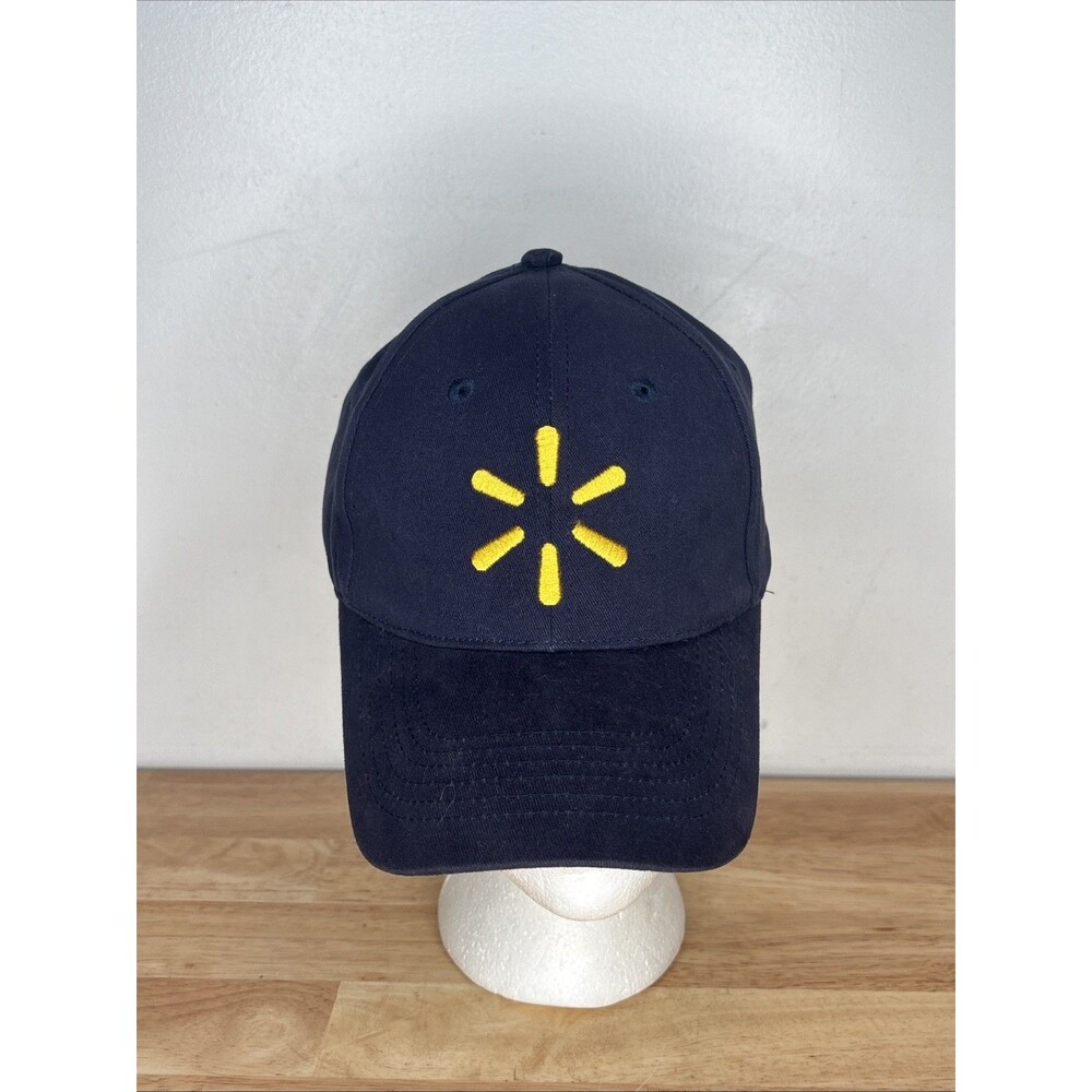 Walmart Blue Adjustable Hat with Logo and 'Save Money. Live Better.' Slogan